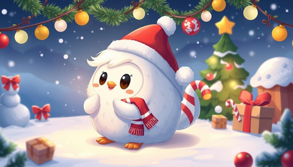 Generate an image of Sno-Way Holiday Edition Furblet