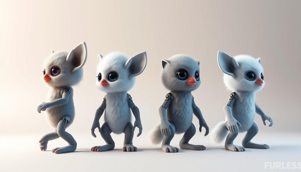 evolution of furless furby
