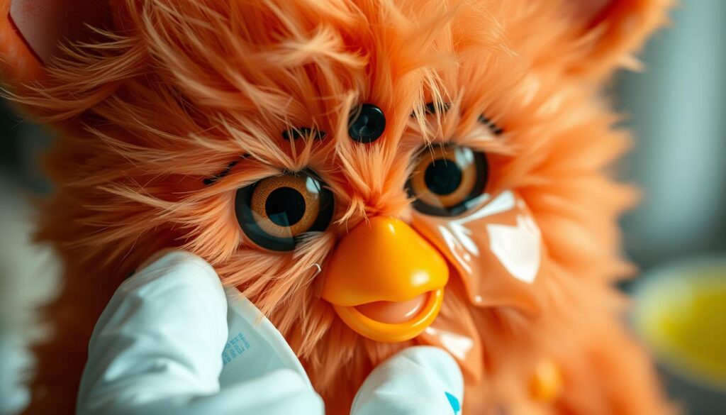 how to clean furby mcdonalds toys